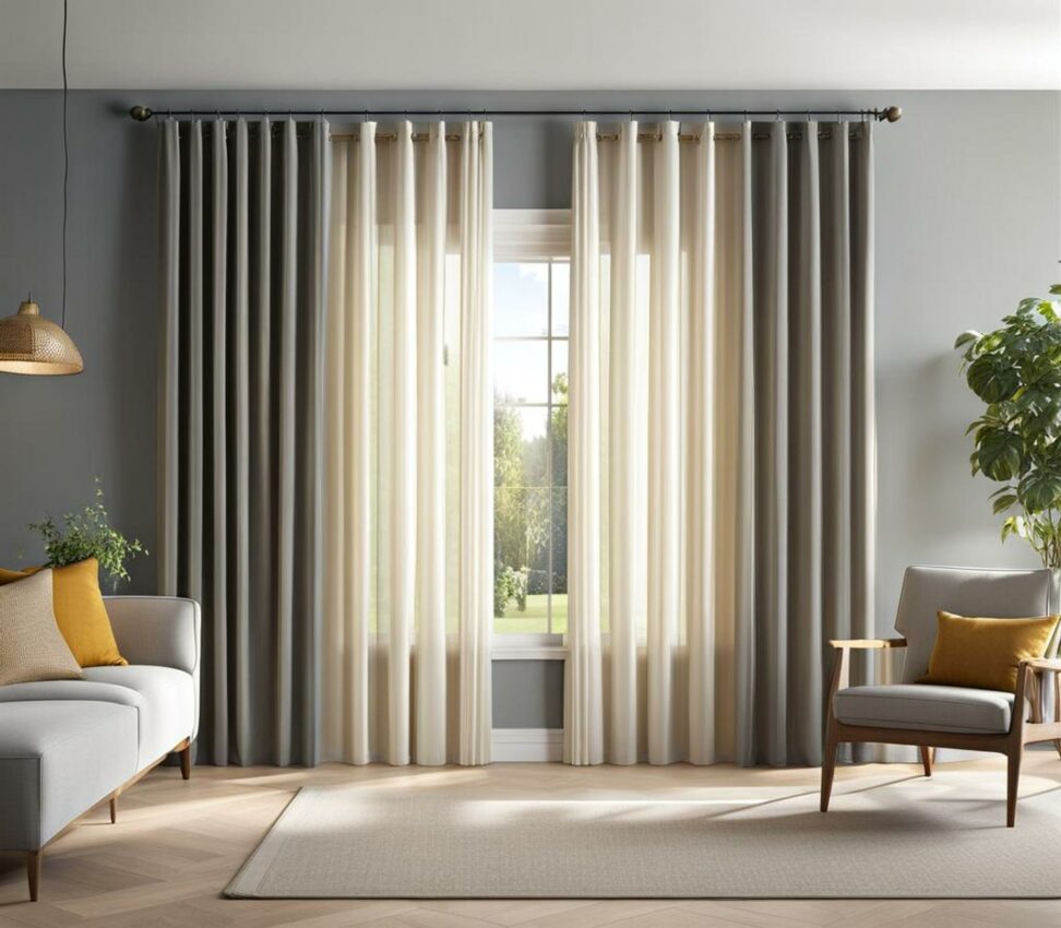 what color curtains for a grey kitchen
