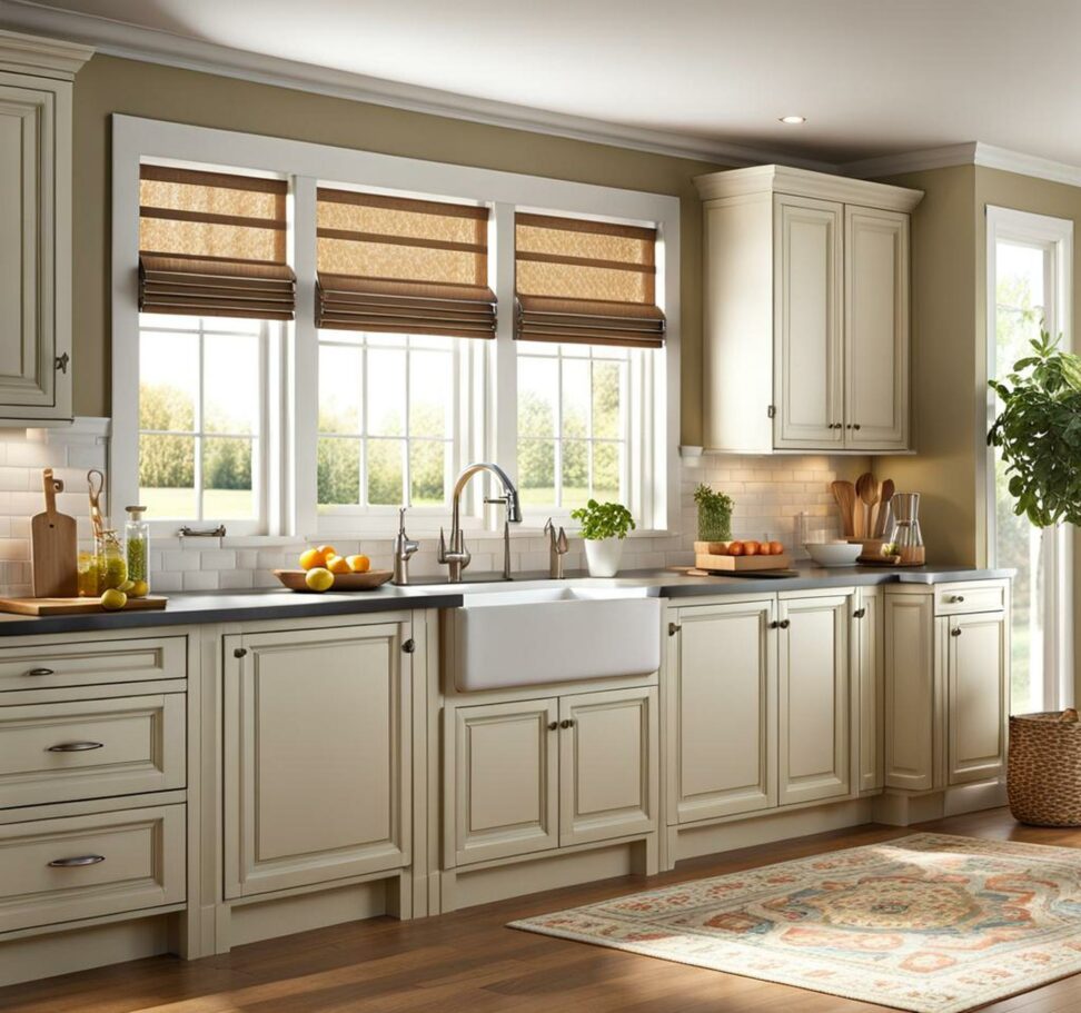 window treatments for a kitchen