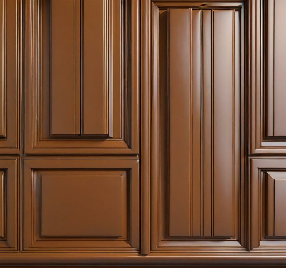 painted knotty pine cabinets