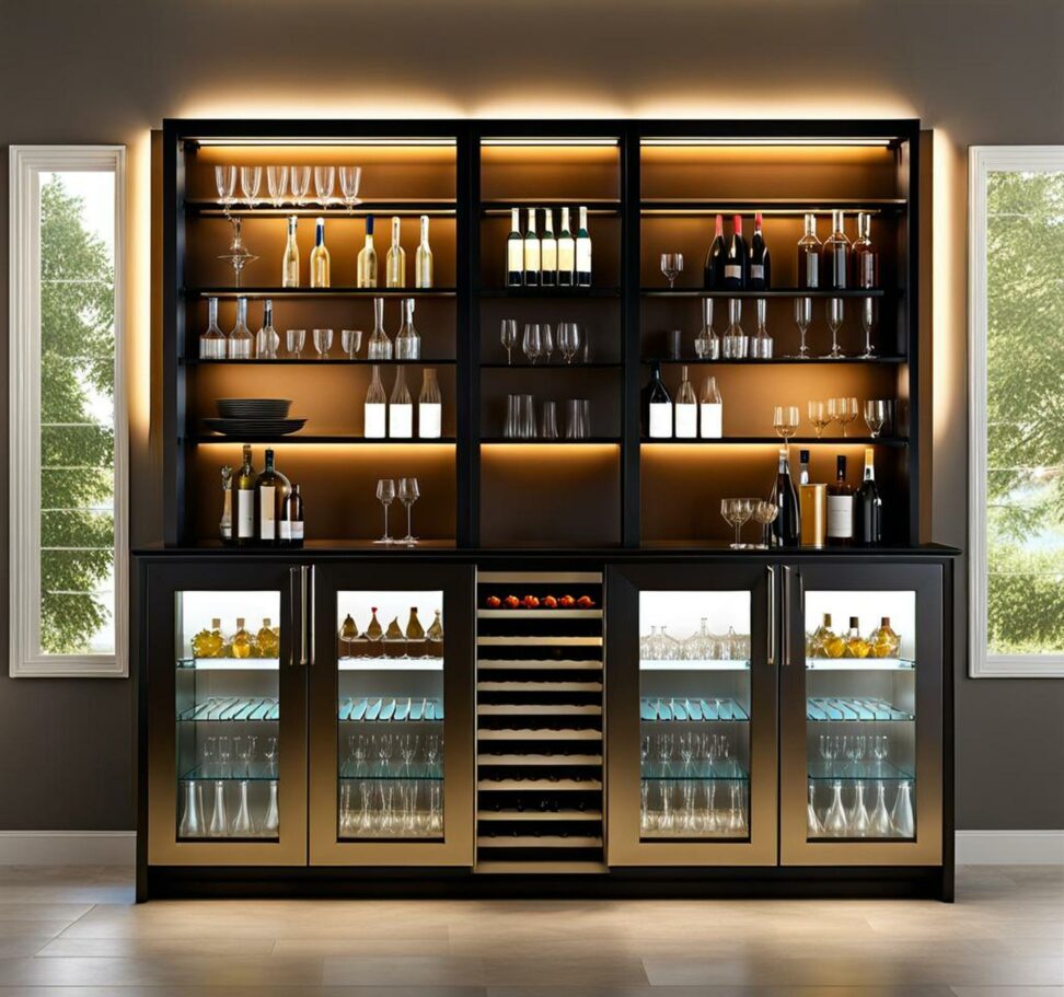 dry bar cabinet ideas