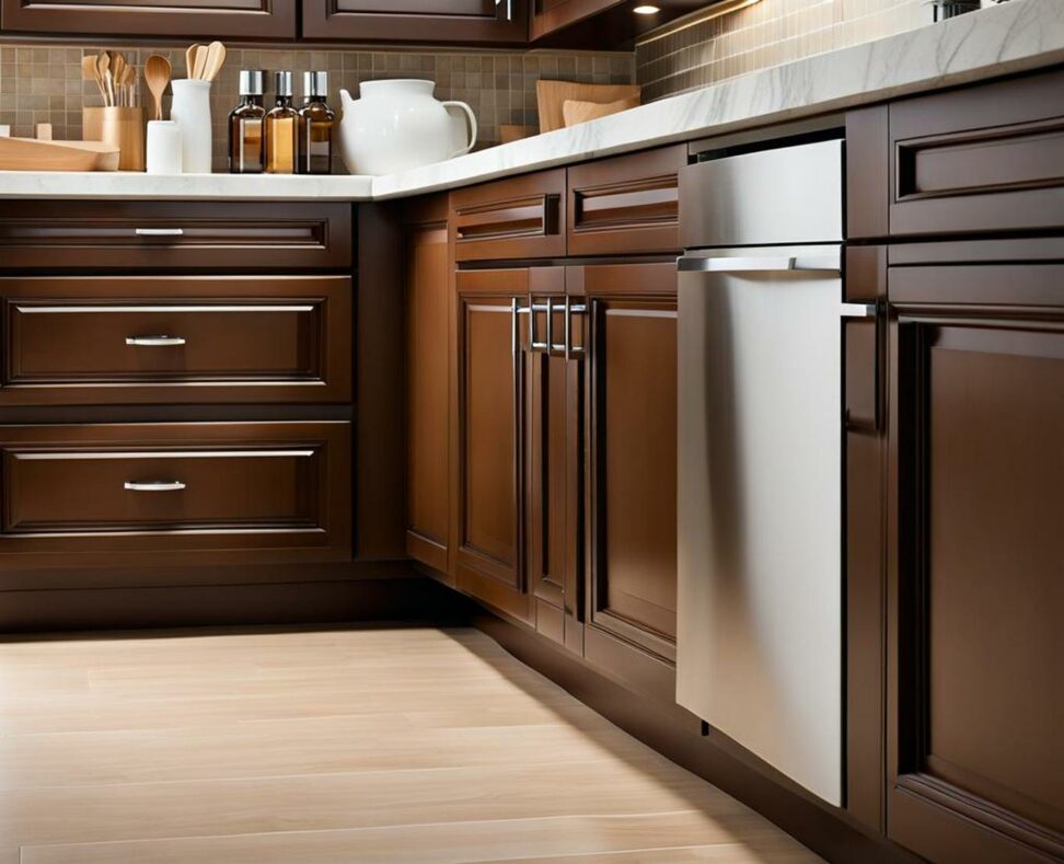 can i paint my brown cabinets white