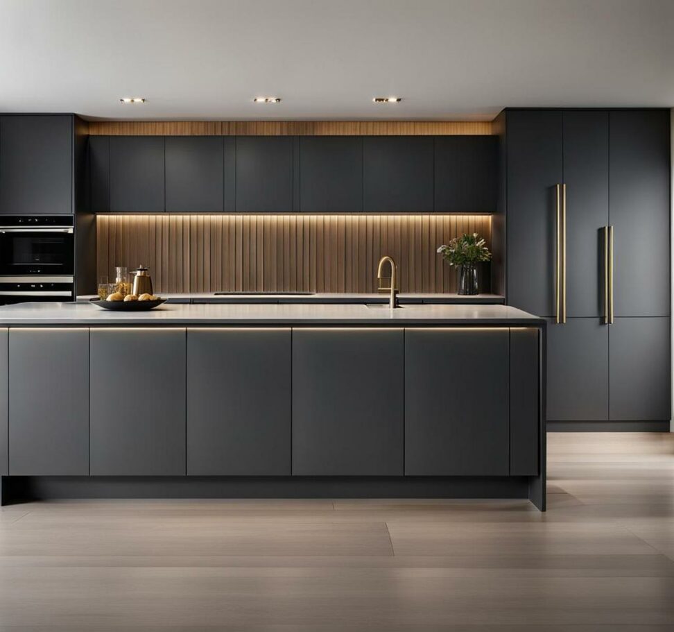dark grey cabinet colors
