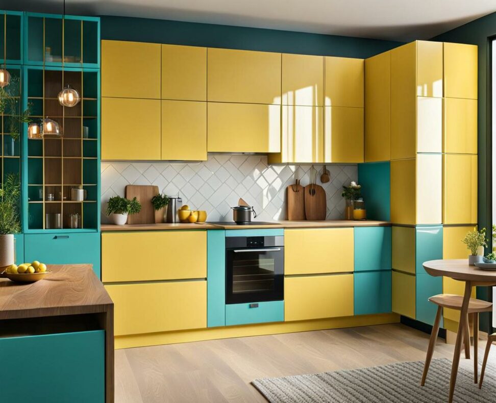 kitchen wall and cabinet color combinations