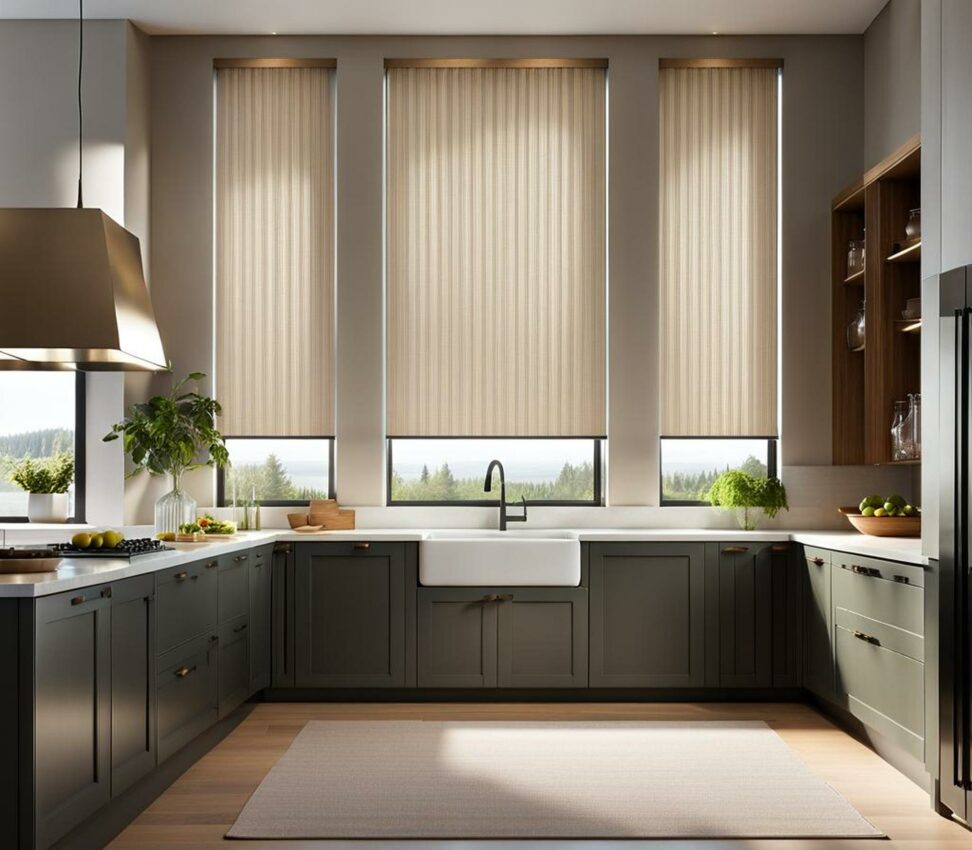 decorative shades for kitchen