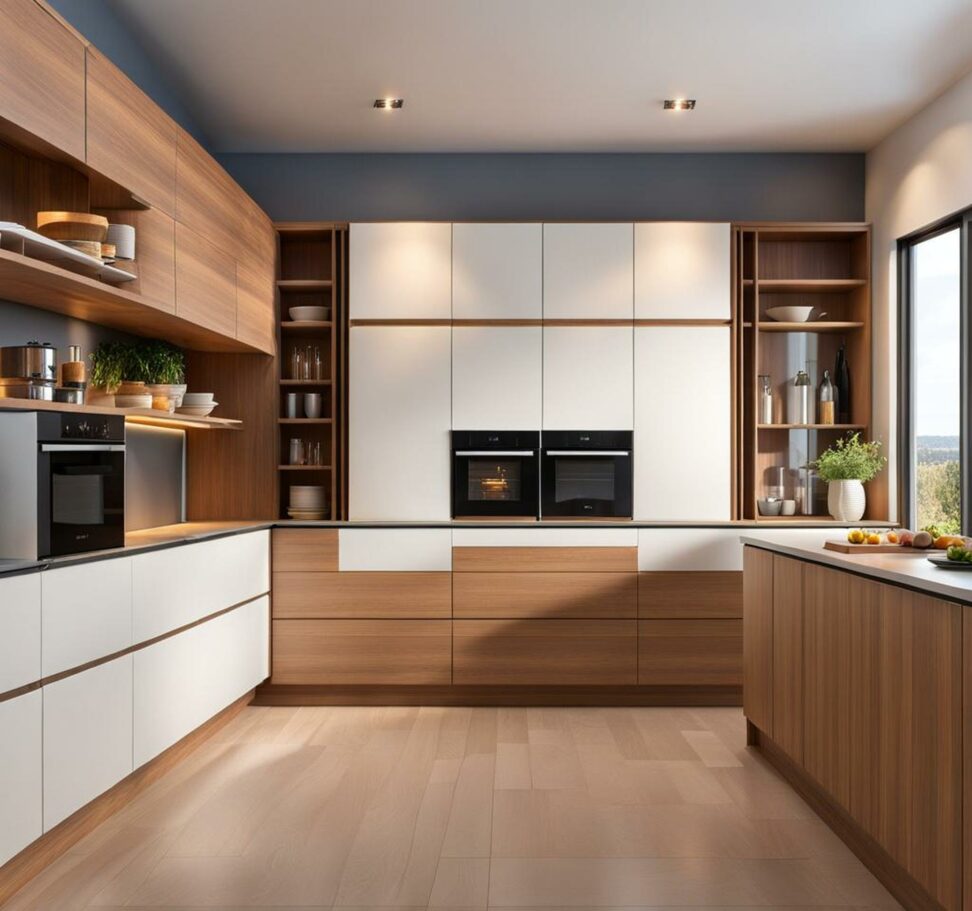 tall corner cabinet for kitchen