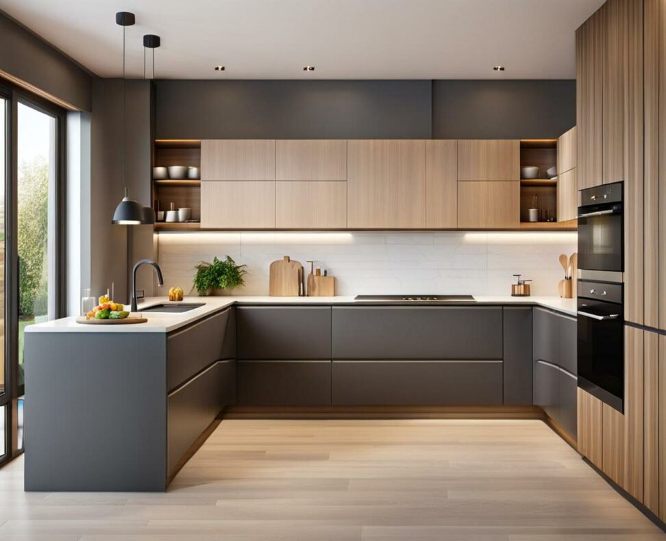 u shaped kitchens with peninsula
